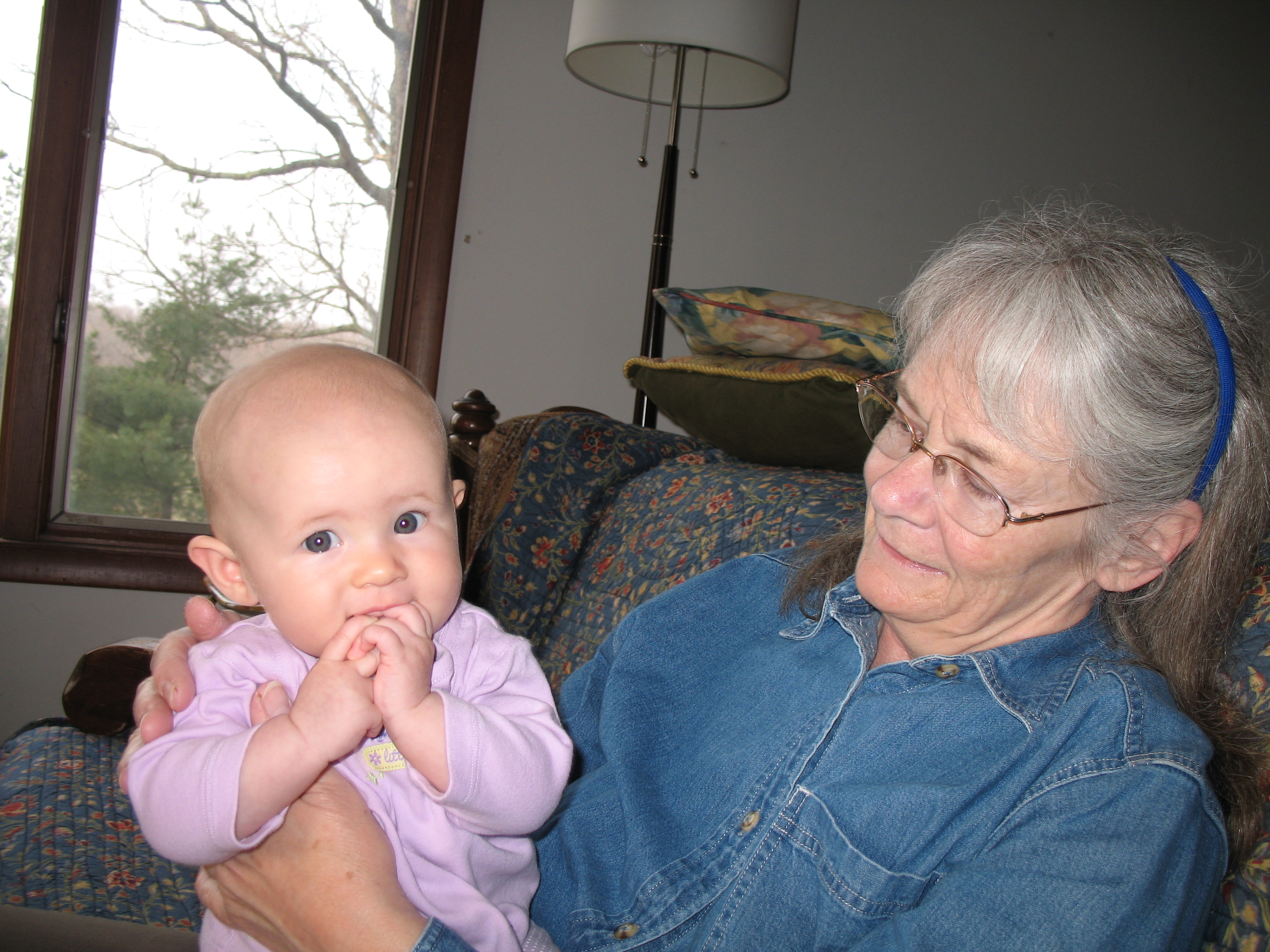 Granny holding Miriam