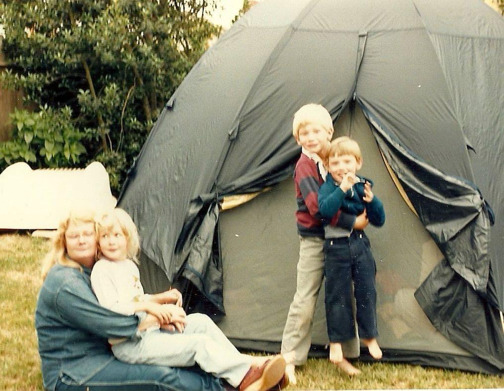 Backyard campout